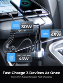 LISEN 90W for iPhone 18 17 16 Pro Max Car Charger USB C Fast Charge photo 3