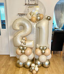 Blush Gold Beige Neutral Balloons, 50pcs 12 inch Neutral Balloon Blush Gold Beige Latex Balloons for Birthday Wedding Bride Shower Party Decoration | Blush Beige Gold — 5