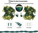 Led Net Lights Christmas Lights Outdoor 200Led 9 ftx 6ft Upgraded WarmWhite Christmas Net Lighting, Waterproof 5mm LED Wide Angle Outdoor Indoor Mesh Net Light for Trees, Bushes, Shrubs Decorations — 4