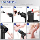 Upgraded Electric Callus Remover for Feet 4500rpm, Adjustable Speed Electric Foot Callus Remover Foot Sander Grinder Pedicure File for Women Men Dead Skin Cracked Heels (Black) — 5