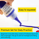 MEEDEN Soft Body Acrylic Paint: Purple Lake Matte Finish 250ml/8.45oz | Dioxazine Violet — 4