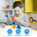 Speed Cube Set with Storage Case Bag, 6 Pack Magic Cube Set of 3x3x3 2x2x2 Pyramid Skew Mirror Cube and Fenghuolun Cube Smooth Stickerless Puzzle Cube Game Toy Gift for Kids Teens Adults — 5