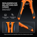VIVOSUN 6.5 Inch Gardening Scissors Hand Pruner Pruning Shear with Straight Stainless Steel Blades Orange 1-Pack — 5