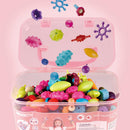 NEXBOX Girls Crafts Jewelry Making Kit for Toddlers - Pop Beads Toys Sets for Little Kids Age 3 4 5 6 Year Old,… — 8