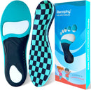 Bacophy Kids Arch Support Insoles Children Orthotic Inserts for Plantar Fasciitis, Flat Feet, Heel Pain Relief, Premium Pu, TPU, Gel Shock Absorption Deep Heel Cup Cushioning Inner Sole (23.5cm) - Multicolor — 1