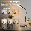 15W LED Desk Lamp with USB Charging Ports – Dimmable Table Lamp with 3 Color Temps, 5 Brightness, 4 Timers, Flexible… — 2