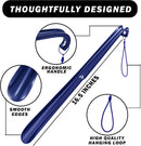 Nextnoid Long Handle Shoe Horn | 16.5" Blue-F 2-Pack — 3