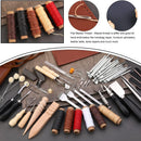 TLKKUE Leather Working Tools Leather Craft Tools for Carving Stamping — 8