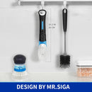 MR.SIGA Soap Dispensing Dish Brush, Kitchen Brush for Pot Pan Sink Cleaning — 6