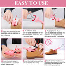LANNEY Shoe Stretcher for Women & Men Wide Feet - Premium Shoe Expander Widener Stretch Length Width | Pink — 4