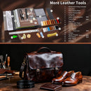 BUTUZE Leather Tools, Leather Crafting Kit with Leather Tool Rack — 5