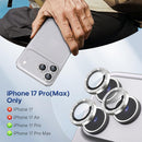 iPhone 17 Pro/17 Pro Max Camera Lens Protector Bling Diamond, Silver — 2