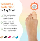 ZenToes Gel Toe Caps, Silicone Toe Protectors, 6-Pack (Large, Beige) 3