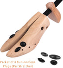 Pair of Premium Professional 4-way Shoe Trees, Shoe Stretcher for Men or Women | wood — 3