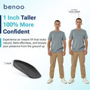 benoo Heel Lifts (+1") Half Shoe Lift Insert (Mens 10-11.5) — 2