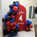 12 Inch Red Blue Black Balloons for Spider Cool Man Birthday Decorations — 4