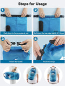 HEETA Dry Bag Waterproof Backpack with Phone Case 5L | Blue — 5