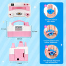 Electric Balloon Pump, Portable Electric Balloon Blower Machine Balloon Air Pump Dual Nozzle 110V 600W Balloon Inflator for Party Decorations | Pink — 6