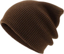 Connectyle Classic Double Layer Knit Beanie Hat Warm Thick Acrylic Winter Hats Daily Cuffed Beanies Watch Hat for Men Women - Coffee — 3