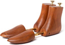 Cobbler's Choice Co. Finest Quality Men’s Boot Tree – Varnished Natural Wood, Timeless Design, Signature Finish, Brown — 8