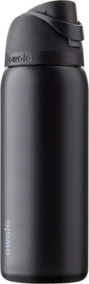 Owala FreeSip Stainless Steel Water Bottle 32 oz Very, Very Dark — 1