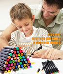ATOPSTAR 80 Colors Alcohol Markers, Artist Drawing, Dual Tip Adult Coloring — 6