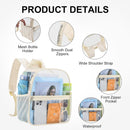 USPECLARE Clear Backpack for Stadium Approved 12×6×12 Transparent Bag | Creamy | Small — 3