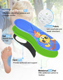 ALVABABY Kids Insoles Inserts for Flat Feet 2 Pack Children PU Foam Cushioning Comfortable Orthotic Insoles Feet Heel Pain Relief Blue Rabbit 2KI01-M - Blue Rabbit(2 Pack) — 3