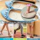 Ball of Foot Cushions for Women, 8PCS Metatarsal Pads & Shoe Inserts | Instant Pain Relief & All-Day Comfort, Secure Gel Heel Inserts for High Heels, Universal Fit Size ((Clear, Beige, Black) 5
