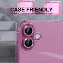 Choiche for iPhone 16/16 Plus Camera Lens Protector Bling, Glitter-Pink photo 4
