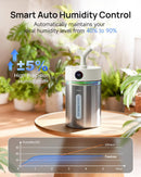 Feekaa Stainless Steel Humidifier, 4L/1Gal Cool Mist Humidifiers for Bedroom,…