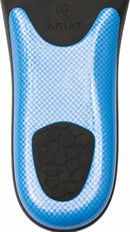 ARIAT Men's Power Support Insole, Wide Square Toe, Molded Arch and Heel Support, Rebound Foam Cushioning, Moisture-Wicking, Boot Insole Replacement, 11 - Blue — 3