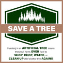 Fraser Hill Farm 7.5-Ft. Woodside Pine Artificial Christmas Tree with Stand and No Lights, Unlit Foldable Fake Christmas Tree with Realistic Foliage for Home Decoration — 6