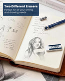 STAGEEK 0.7mm Mechanical Pencil, Drawing Pencil, with Eraser, 60 HB Leads | Blue — 5