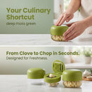 Garlic Press and Chopper, 2026 New Mini Garlic Press and Grinder for Kitchen, Portable Garlic Chopper Crusher Tool,… — 3