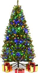 COSTWAY 4 FT Pre-lit Christmas Tree, Artificial Holiday Xmas Tree — 1