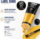 GOTIDEAL Metallic Gold Acrylic Paint Tube Gold Leaf Paint (120ml, 4.1 oz) — 7