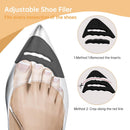 14 Pairs Shoe Inserts for Women, Heel Pads for Shoes that are Too Big, Contour-Fitting Heel Grips, Soft Sponge Insoles Stop Slipping, Rubbing, Foot Pain (Beige + Black) — 3