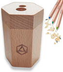 LYRA Super Ferby Giant Triangular Colored Pencil, Unlacquered, 6.25 Millimeter Cores, Assorted Colors, 18-Pack (3711180) — 3