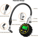 Digital Tire Pressure Gauge,ATsafepro Tire Pressure Gauge with Flexible Hose…