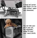 GAPZER Pet Carrier for Large Cats up to 20lbs Soft-Sided Privacy Protection — 5