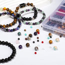 1080pcs 4mm Natural Round Stone Beads Gemstone Crystal Loose Beads Smooth Bead for Bracelet Necklace Earring Jewelry… — 8