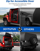 JOYTUTUS Cab Cover Compatible with Wrangler JK JL 4 Doors 2007-2026 — 4