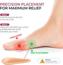 Welnove Metatarsal Pads for Women Men - 4 Pairs Leather Ball-of-Foot Cushions for Forefoot Support - Soft Ball of Foot Pads for Pain Relief, Metatarsalgia, Morton's Neuroma, Fit for High Heels, Shoes 4