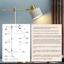 OYEARS 22.2" Modern Desk Lamp, Metal Table Lamp with LED Bulb, Adjustable Reading Lamps for Living Room, Mid Century… — 8