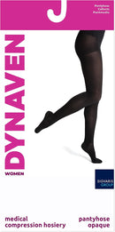 DYNAVEN by Sigvaris Women's Compression Pantyhose 20-30mmHg - Closed Toe for Daily Support - Small Short - Black | LS - Large Short — 2