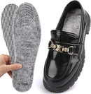 Thermal Insoles - 2 Pairs Soft Warm Felt Insoles - Aluminum Sole - Double Sided Usable - Freely Cut - One Size Fits Most — 6