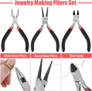 Thrilez Wire Wrapping for Jewelry Making, Repair and Beading Supplies Kit with Craft Ring Wire, Tools, Pliers and… — 6