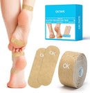 OK TAPE Blister Prevention Tape, 100 Pcs, Moleskin for Blisters, Shoes | Beige-100p — 1