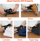 Grommet Tool Kit, 3/8 Inch Handheld Eyelet Kit Hole Punch Grommet Eyelet Press Pliers with 300 Silver Anti-Rust Grommets for Tarp Leather Fabric Tent and So On | 1-Die Set: 3/8" — 6